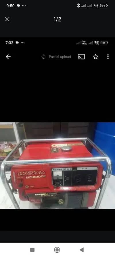 Honda generator made in japan brand new like only used 25 time