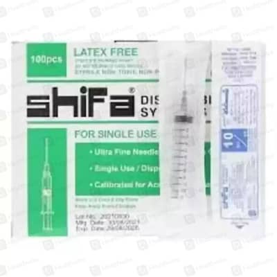 shifa 10 cc syringe