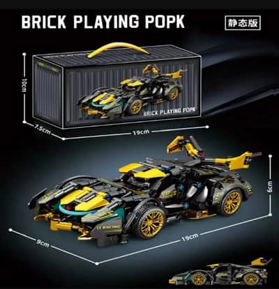 Remote Control RC Car – LED Lights, Rechargeable, Kids & Teens