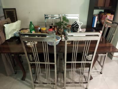 6 chairs Dining table set