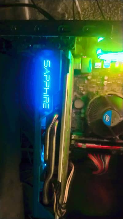 AMD Radeon RX 590 8GB 256 Bit Graphics Card Blue Gaming Beast