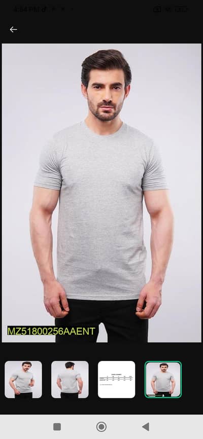1pc men stitch plain cotton jersey plain t-shirt