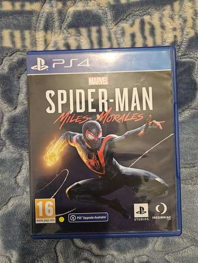 Marvel spiderman miles morales ps4 cd