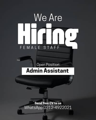 Job Admin Assistant (female)