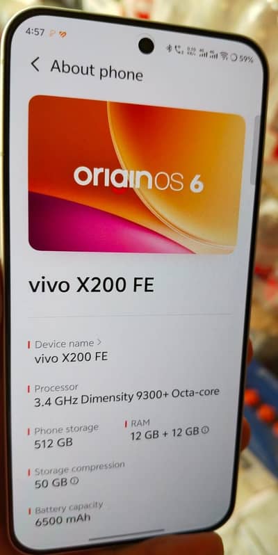 vivo x200fe 12/512