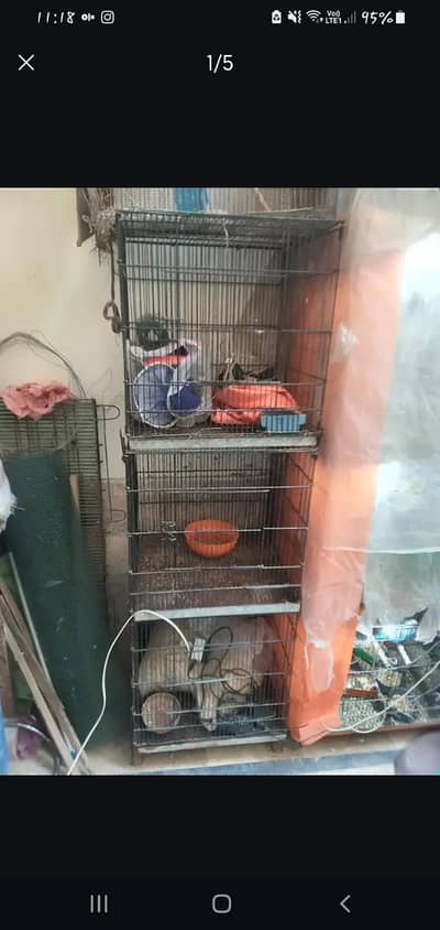 3 portion Folding Cage