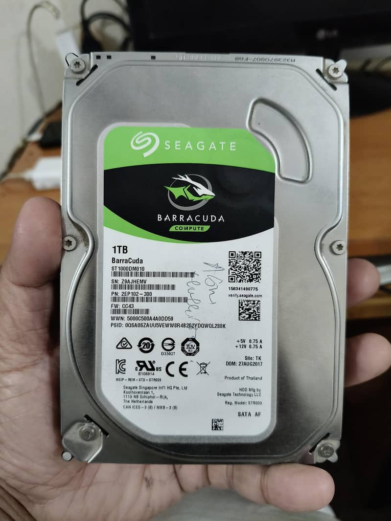 Seagate HDD 1TB - Computer & Laptop Accessories - 1110962862