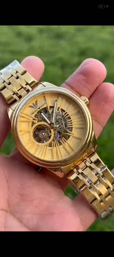 Emporio Armani brand new automatic tourbillion wach