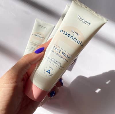 face wash and night cream