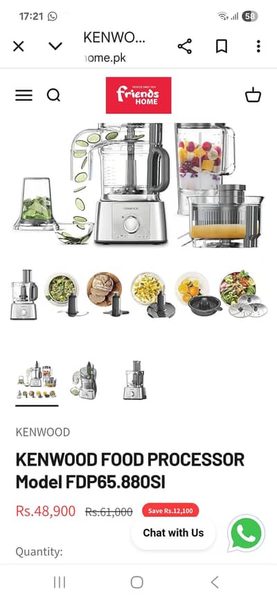 brand New packed food factory kenwood