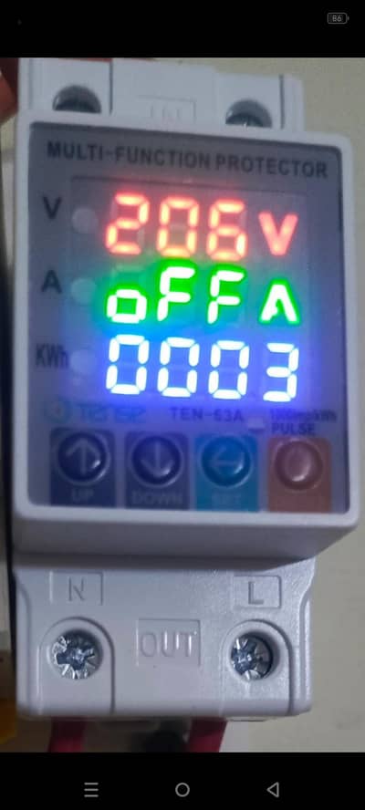 Tense 5 In 1 Voltage Protector with Unit lock For sale