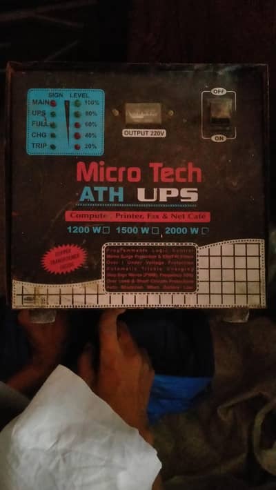 1200 watt UPS For Sale Double Battery 24Volt