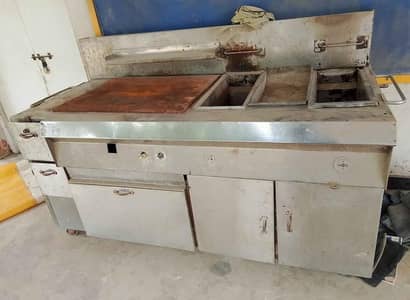 Big: Chips and burger fryer for commercial use