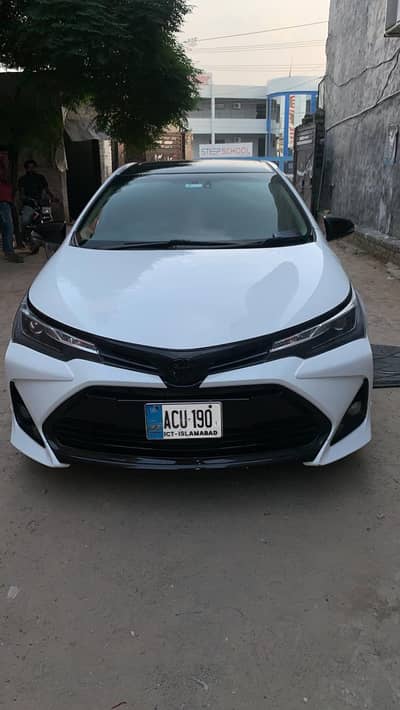 Corolla Altis Grande Total Genioun White Colour Automatic