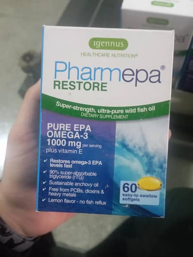 Pharmepa Restore Pure EPA Fish Oil, 1000mg EPA
