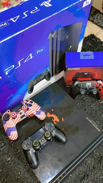 PS-4 PRO (MONSTER HUNTER EDITION) JAILBREAK 9.0