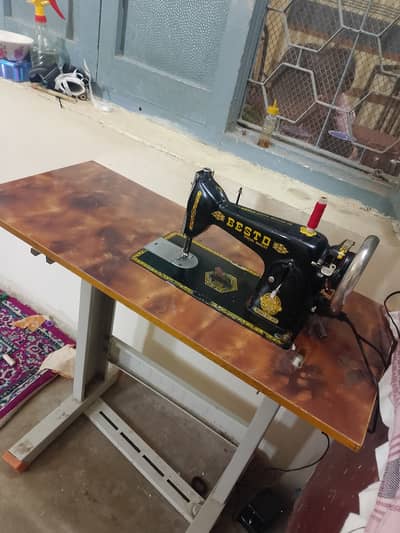 Silai machine for sale with table and brand new motor