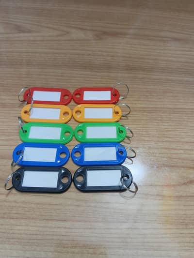 Pack of 10 colourfull key chains