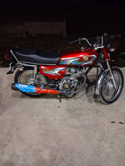 honda cg 125 red