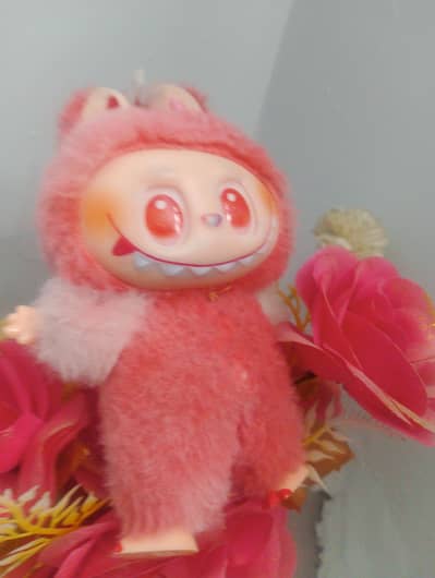 labubu doll pink color