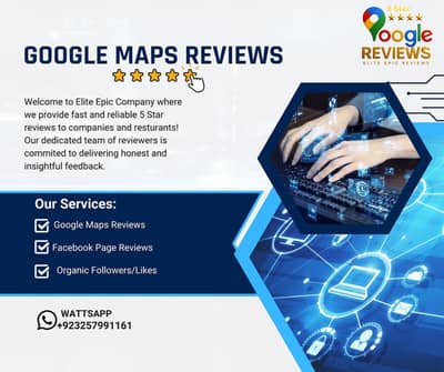 Google Maps Reviews/ Social Media Services