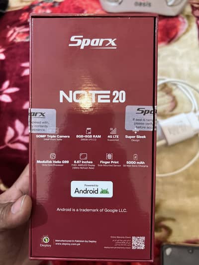 Sparx note 20 urgent sale