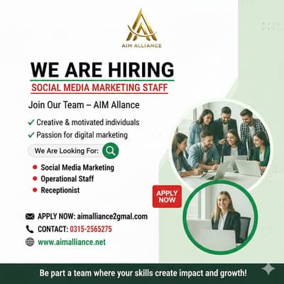 Social Media Marketing Staff