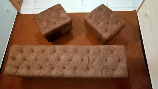 6 seater Sofa Set With Tv Trolly