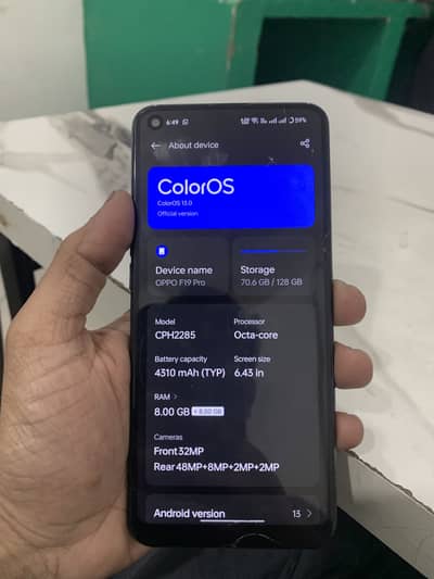 Oppo f19 pro 8/128 gb