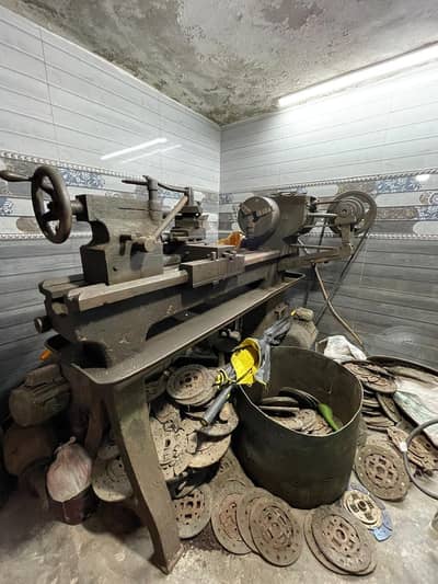 4 footy lathe machine