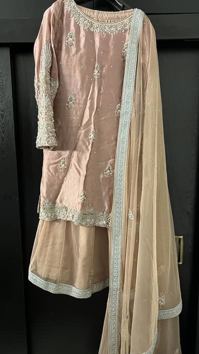 Sharara Pink Silver