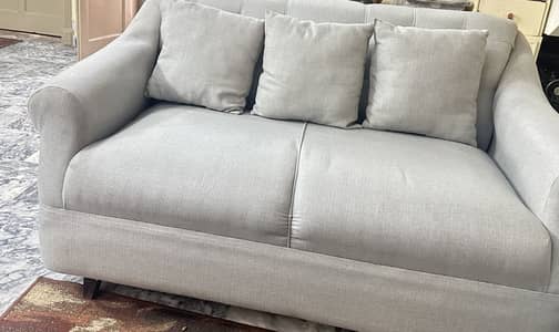 7 seater grey sofa
