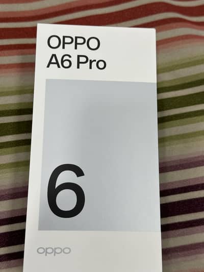 Oppo A6 pro 8/256 just box open