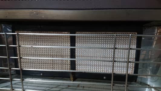 Double panel burner heater