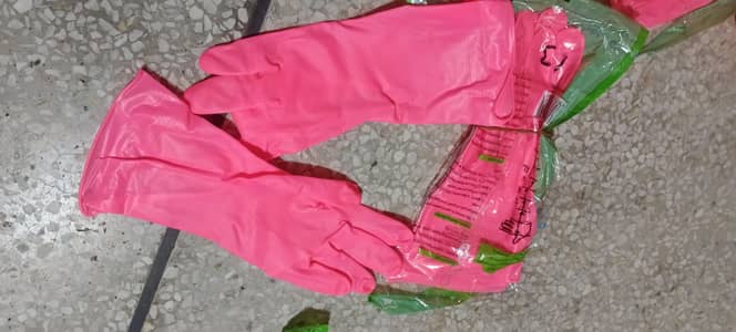 safty gloves rubber gloves
