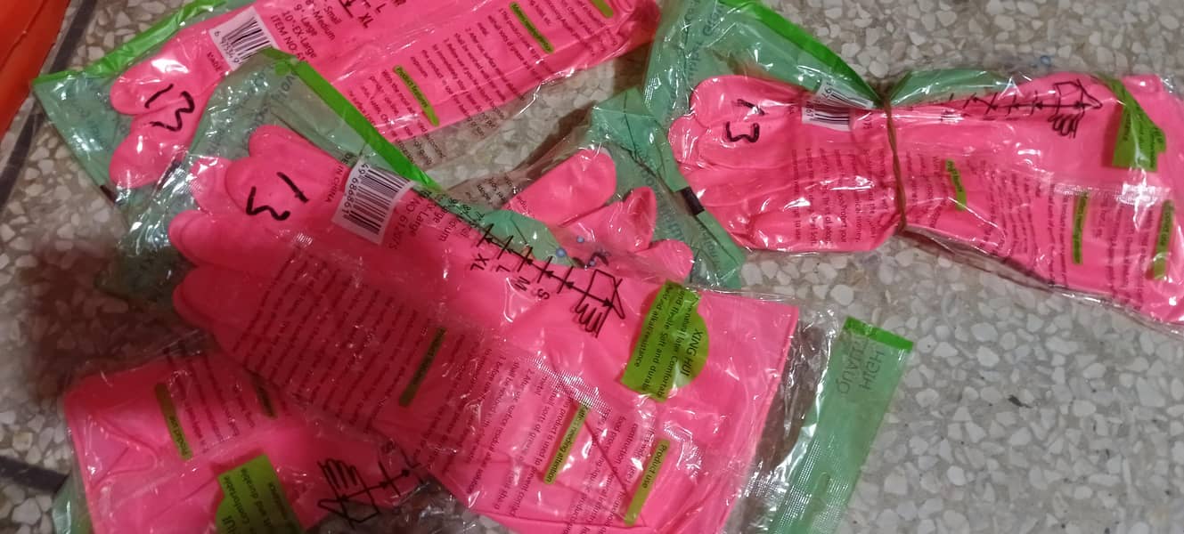 safty gloves rubber gloves 1