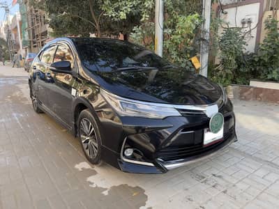 TOYOTA COROLLA GRANDE 2022 BLACK ROOM KARACHI REGISTERED