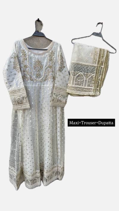 Maxi trouser and dupatta