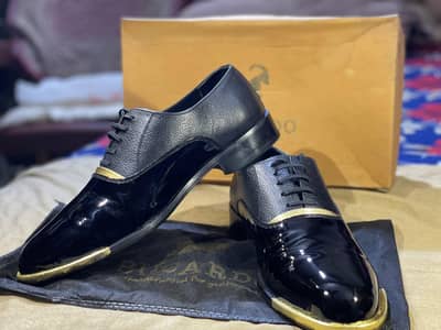 here are black patent shoes for special ocassions.