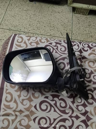 Side Mirror Land Cruiser Left Side ZX Model 2010 Back Cover Missing.
