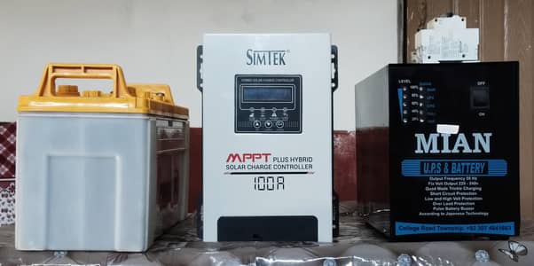 MPPT 100A-UPS 1kva-Battey for sale