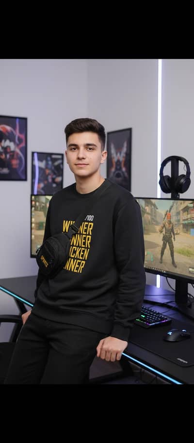 PUBG MOBILE OFFICIAL T-SHIRT & POUCH