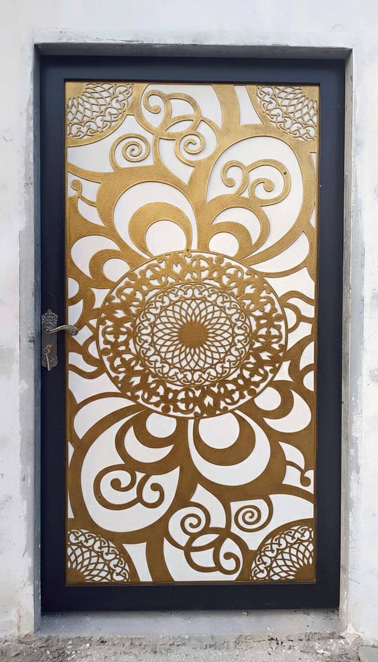 جدید ڈیزائن کٹ ورک سیفٹی ڈور / گرل – نیا اسٹائل 1