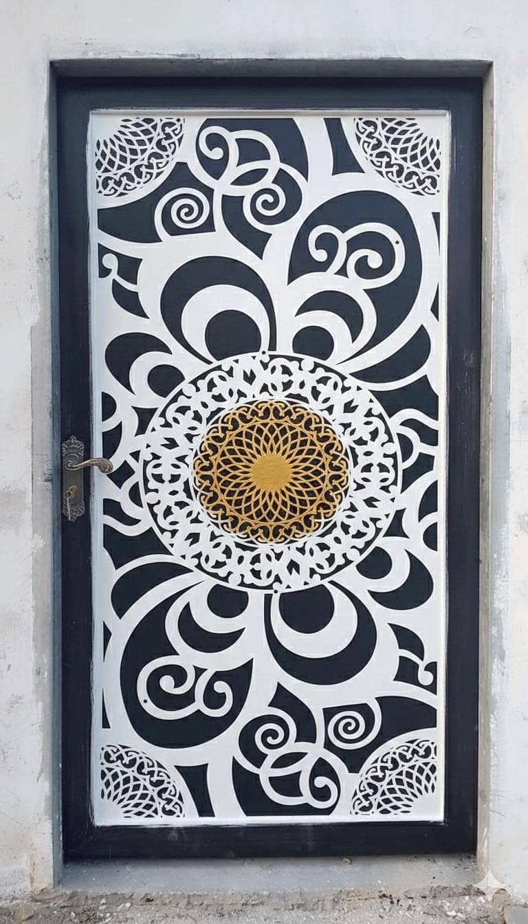 جدید ڈیزائن کٹ ورک سیفٹی ڈور / گرل – نیا اسٹائل 2