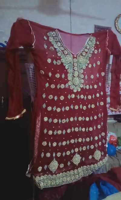 Good condition Ferraq and Sharara  with fully Embroided