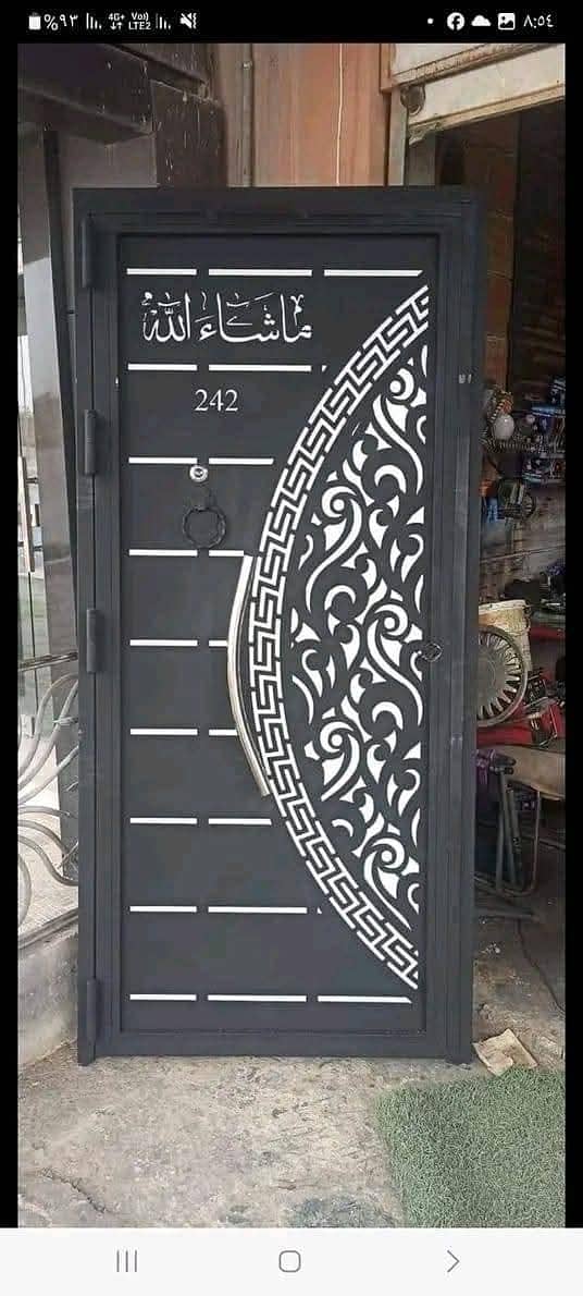 جدید ڈیزائن کٹ ورک سیفٹی ڈور / گرل – نیا اسٹائل 5