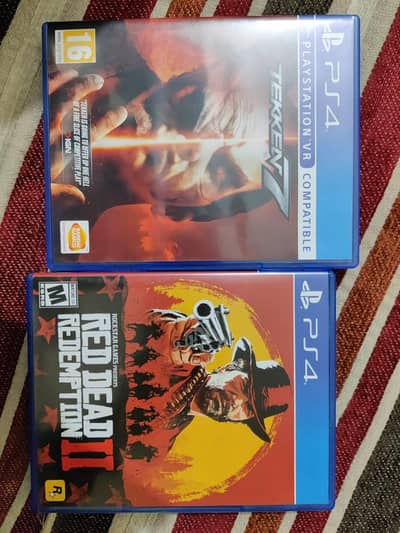 Tekken 7 and RDR 2 for Sale