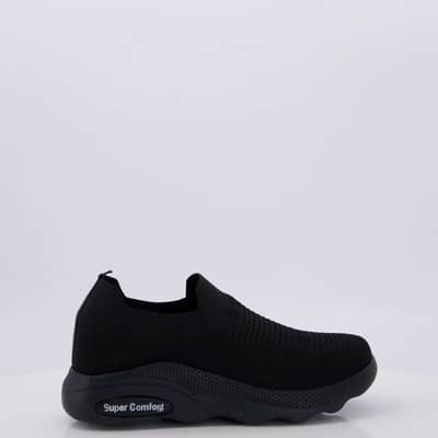 Men's casual sneakers Black-614