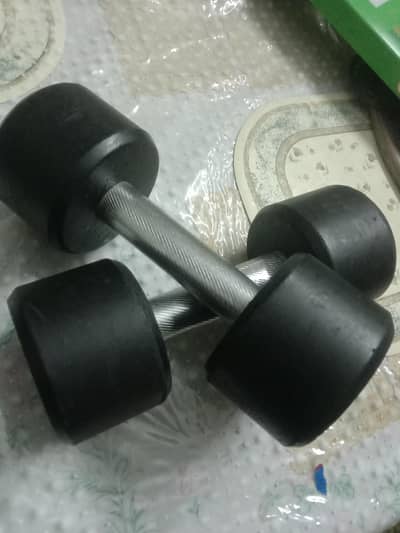 Pair of 4 kg dumbbells
