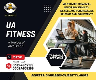 Treadmill Repairing Services and Gym Equipment services